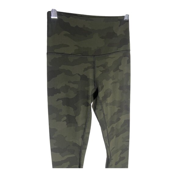 Lululemon Align Pant *Full Length 28" Incognito Camo Multi Gator Green-sz 4 - Picture 7 of 10